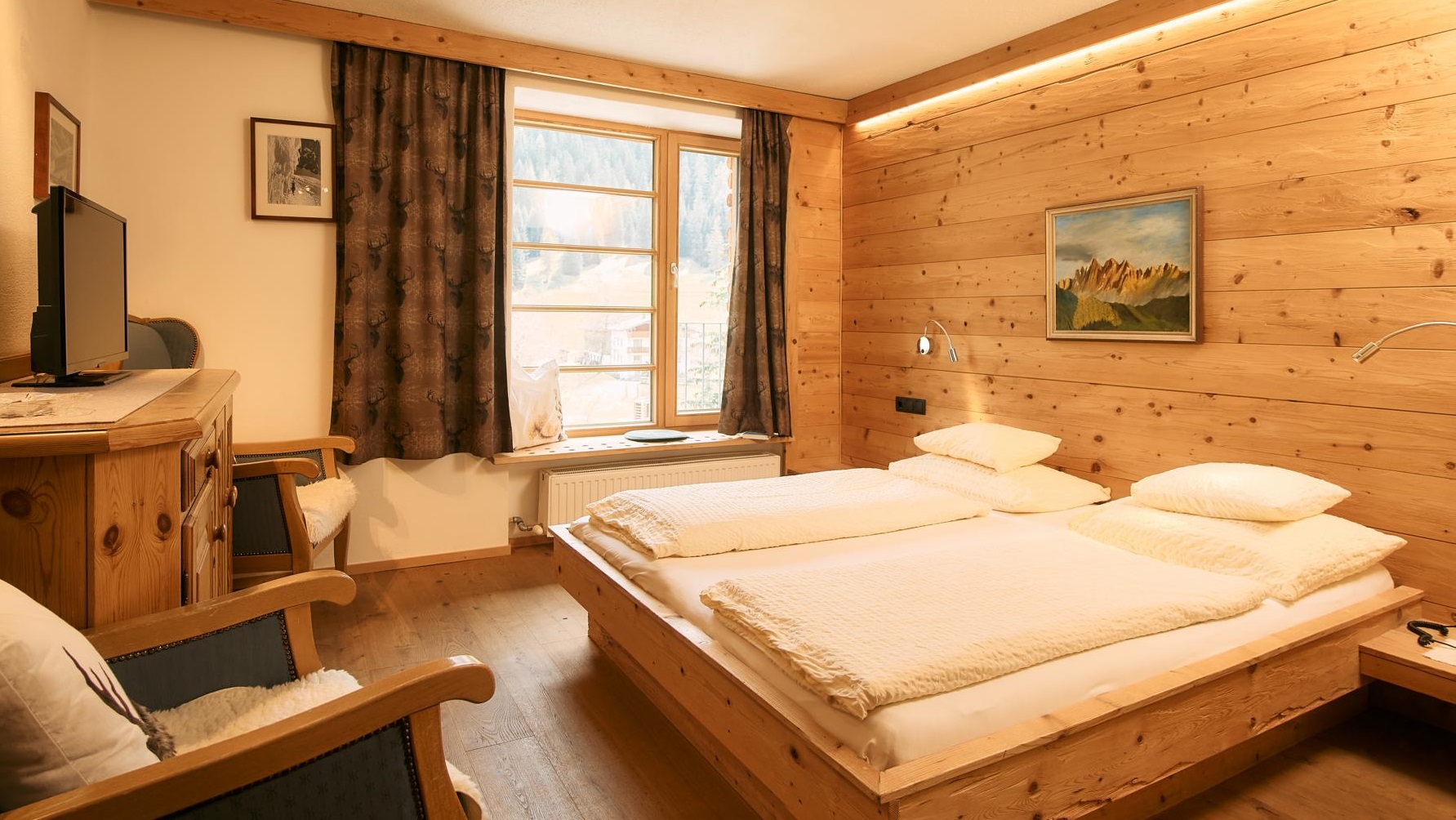 Murmeltier Doppelzimmer im Almis Berghotel, Tirol