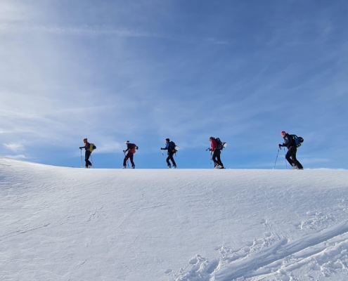 Einfache angenehme Skitouren in Tirol